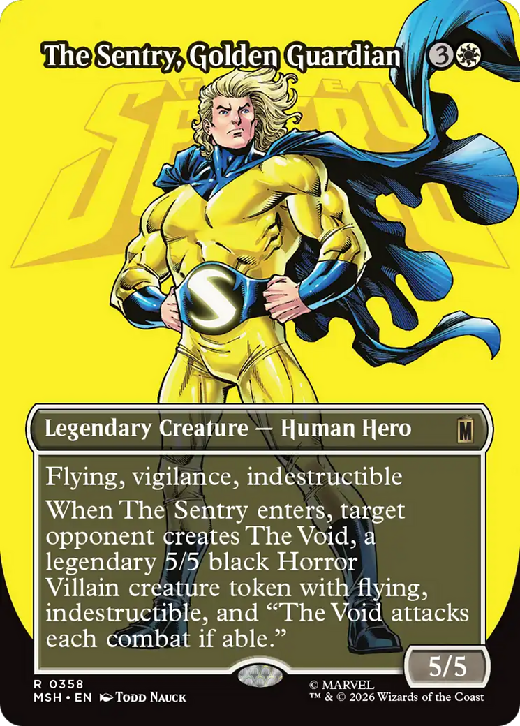 The Sentry, Golden Guardian (Borderless) [Marvel Super Heroes] - The Mythic Store | 24h Order Processing
