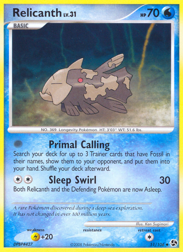 Relicanth (51/106) [Diamond & Pearl: Great Encounters] - The Mythic Store | 24h Order Processing