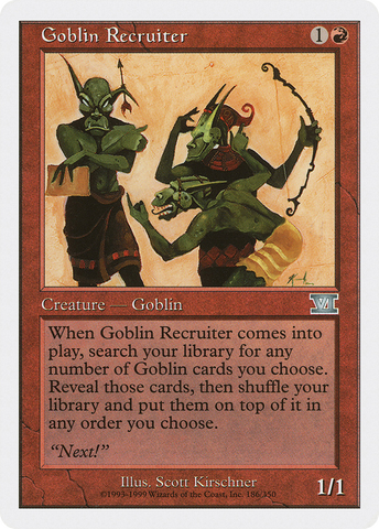 Goblin Recruiter [Classic Sixth Edition] - The Mythic Store | 24h Order Processing