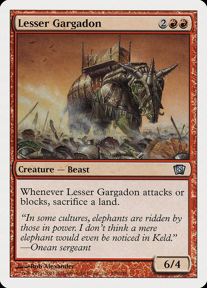 Lesser Gargadon [Eighth Edition] - The Mythic Store | 24h Order Processing