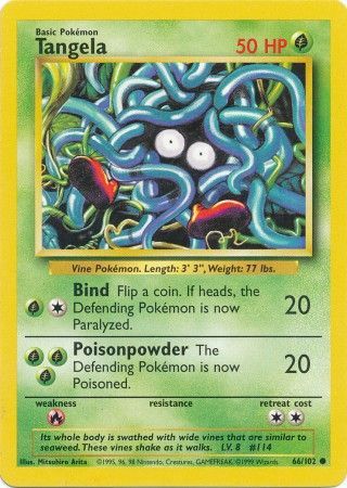 Tangela (66/102) [Base Set Unlimited] - The Mythic Store | 24h Order Processing