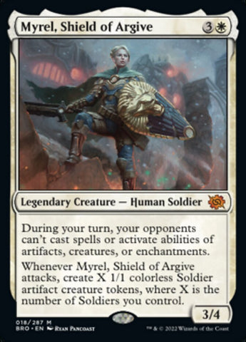 Myrel, Shield of Argive (Promo Pack) [The Brothers' War Promos] - The Mythic Store | 24h Order Processing