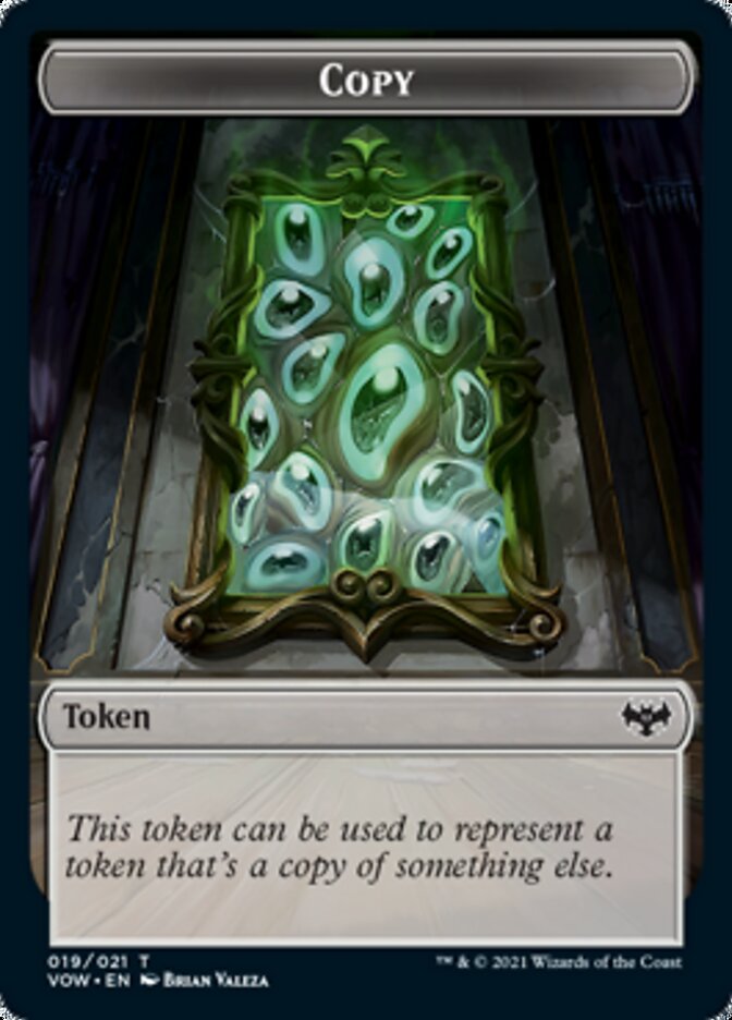 Copy // Human (010) Double-Sided Token [Innistrad: Crimson Vow Tokens] - The Mythic Store | 24h Order Processing