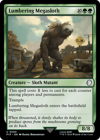 Lumbering Megasloth [Fallout] - The Mythic Store | 24h Order Processing