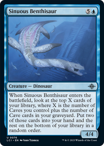 Sinuous Benthisaur [The Lost Caverns of Ixalan] - The Mythic Store | 24h Order Processing