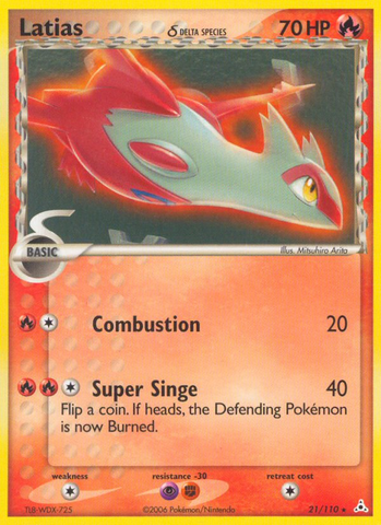 Latias (21/110) (Delta Species) [EX: Holon Phantoms] - The Mythic Store | 24h Order Processing