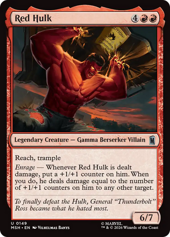 Red Hulk [Marvel Super Heroes] - The Mythic Store | 24h Order Processing