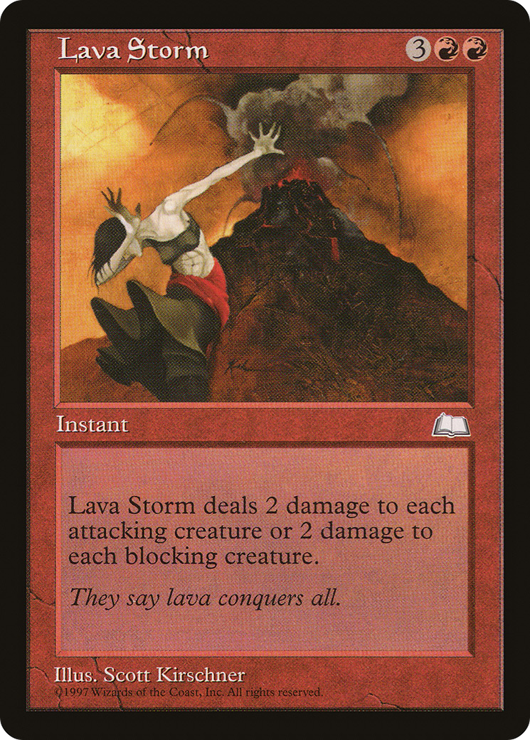 Lava Storm [Weatherlight] - The Mythic Store | 24h Order Processing