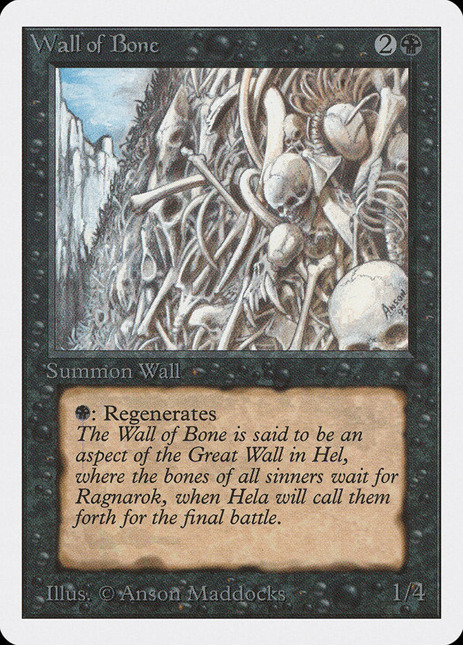 Wall of Bone [Unlimited Edition] - The Mythic Store | 24h Order Processing