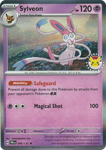 Sylveon (040/131) (Pokemon Day) [Scarlet & Violet: Prismatic Evolutions] - The Mythic Store | 24h Order Processing