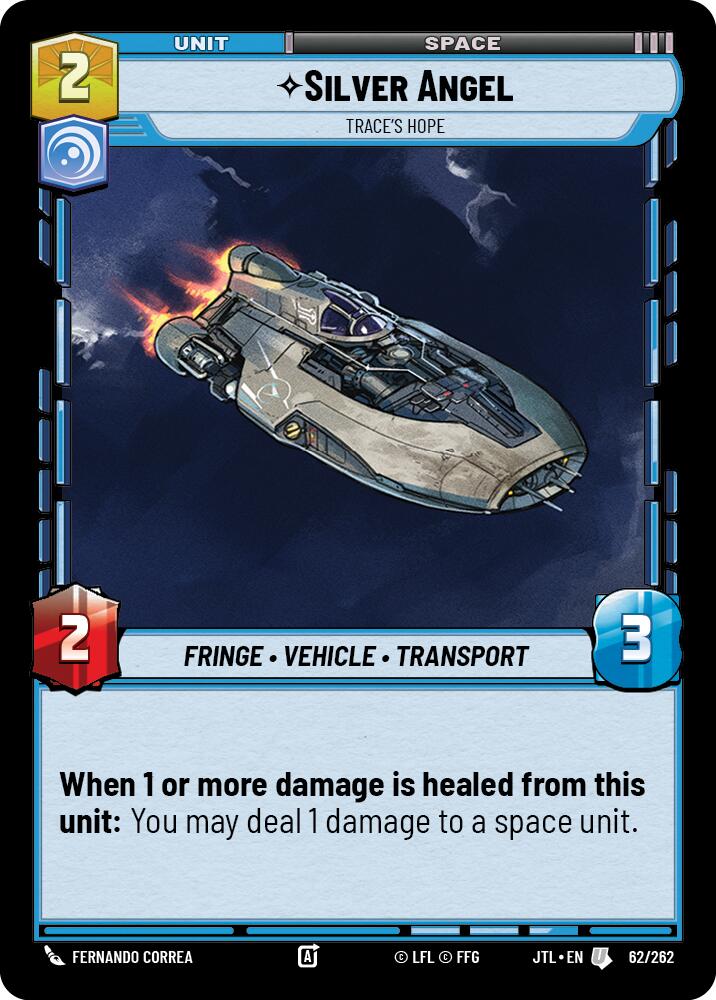 Silver Angel - Trace's Hope (062/262) (062/262) [Jump to Lightspeed] - The Mythic Store | 24h Order Processing
