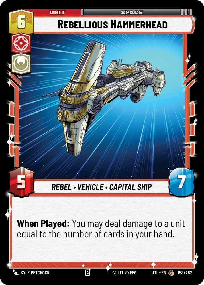 Rebellious Hammerhead (153/262) (153/262) [Jump to Lightspeed] - The Mythic Store | 24h Order Processing