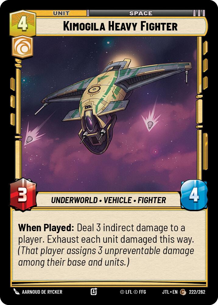 Kimogila Heavy Fighter (222/262) (222/262) [Jump to Lightspeed] - The Mythic Store | 24h Order Processing
