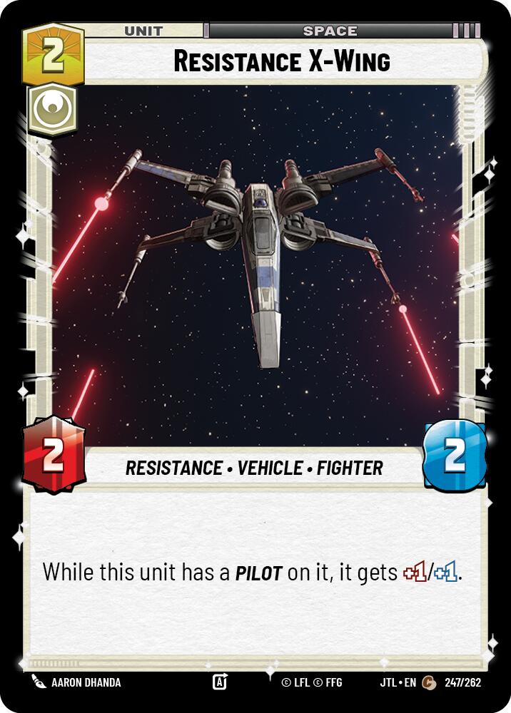 Resistance X-Wing (247/262) (247/262) [Jump to Lightspeed] - The Mythic Store | 24h Order Processing