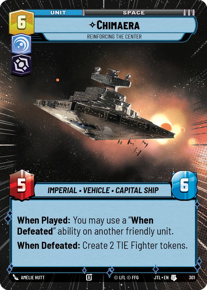 Chimaera - Reinforcing the Center (301) (Hyperspace) (301) [Jump to Lightspeed] - The Mythic Store | 24h Order Processing