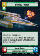 Dorsal Turret (382) (Hyperspace) (382) [Jump to Lightspeed] - The Mythic Store | 24h Order Processing