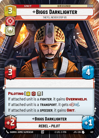 Biggs Darklighter - They'll Never Stop Us (412) (Hyperspace) (412) [Jump to Lightspeed] - The Mythic Store | 24h Order Processing