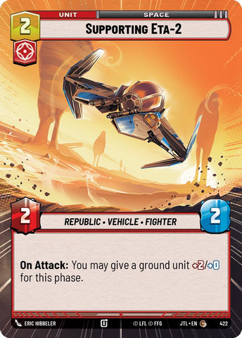 Supporting Eta-2 (422) (Hyperspace) (422) [Jump to Lightspeed] - The Mythic Store | 24h Order Processing