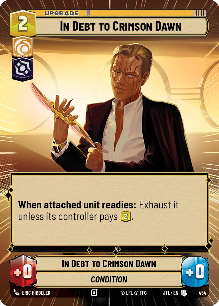 In Debt to Crimson Dawn (454) (Hyperspace) (454) [Jump to Lightspeed] - The Mythic Store | 24h Order Processing