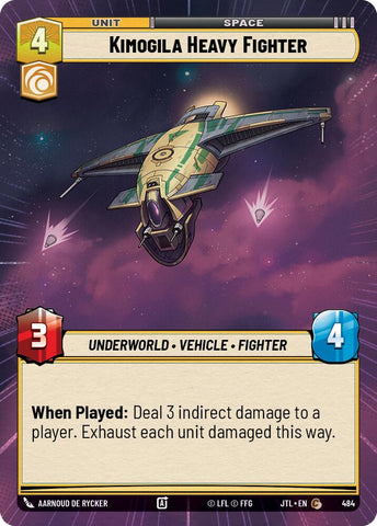 Kimogila Heavy Fighter (484) (Hyperspace) (484) [Jump to Lightspeed] - The Mythic Store | 24h Order Processing
