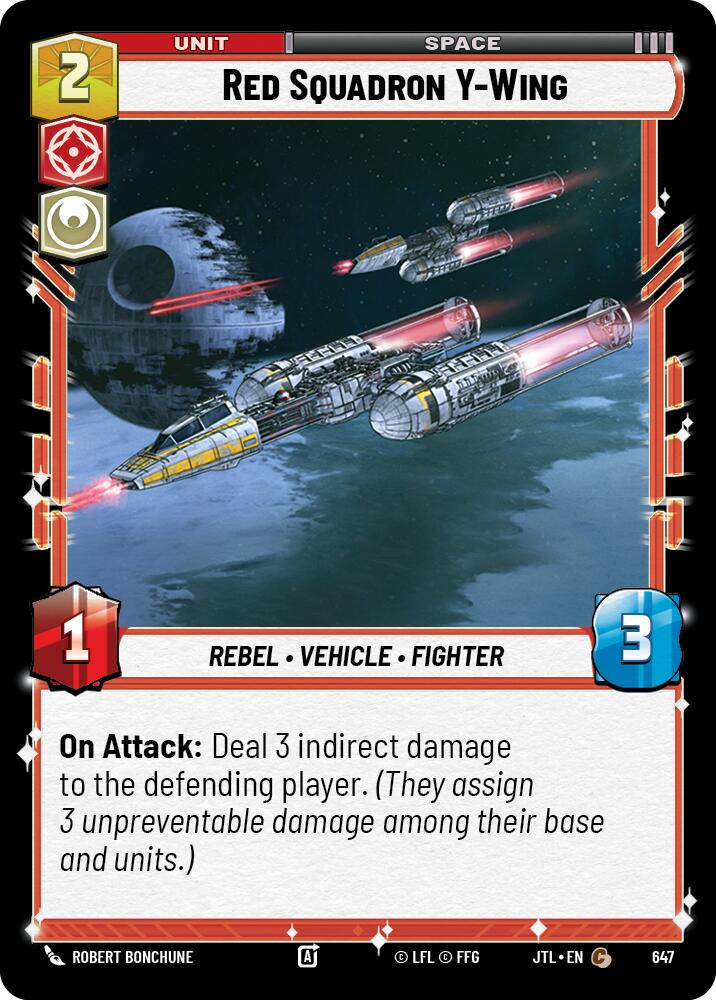 Red Squadron Y-Wing (647) (647) [Jump to Lightspeed] - The Mythic Store | 24h Order Processing