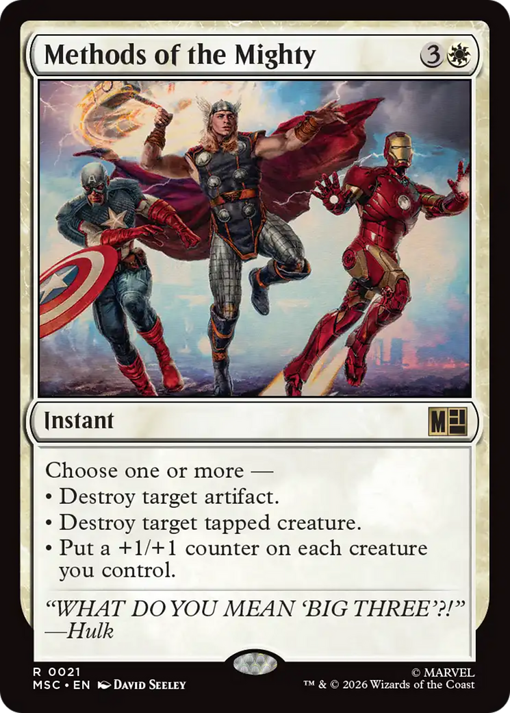 Methods of the Mighty [Marvel Super Heroes Commander] - The Mythic Store | 24h Order Processing