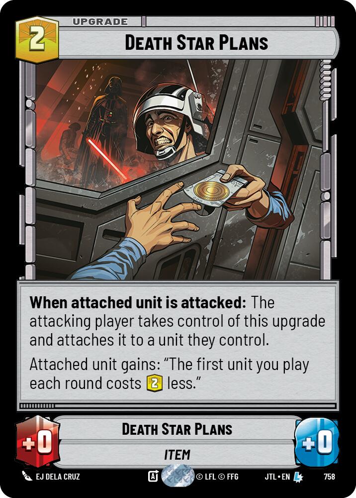 Death Star Plans (758) (758) [Jump to Lightspeed] - The Mythic Store | 24h Order Processing