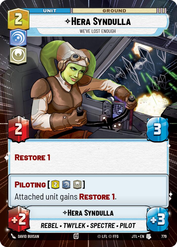 Hera Syndulla - We've Lost Enough (779) (Hyperspace Foil) (779) [Jump to Lightspeed] - The Mythic Store | 24h Order Processing