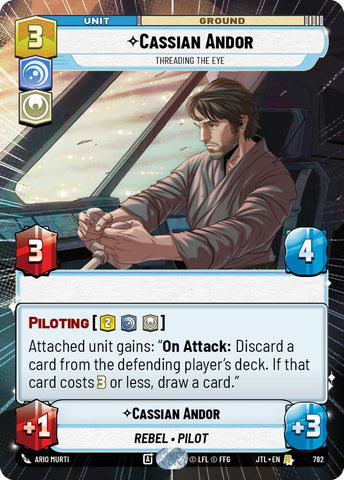 Cassian Andor - Threading the Eye (782) (Hyperspace Foil) (782) [Jump to Lightspeed] - The Mythic Store | 24h Order Processing