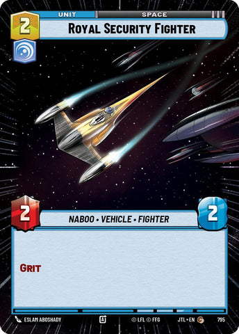 Royal Security Fighter (795) (Hyperspace Foil) (795) [Jump to Lightspeed] - The Mythic Store | 24h Order Processing