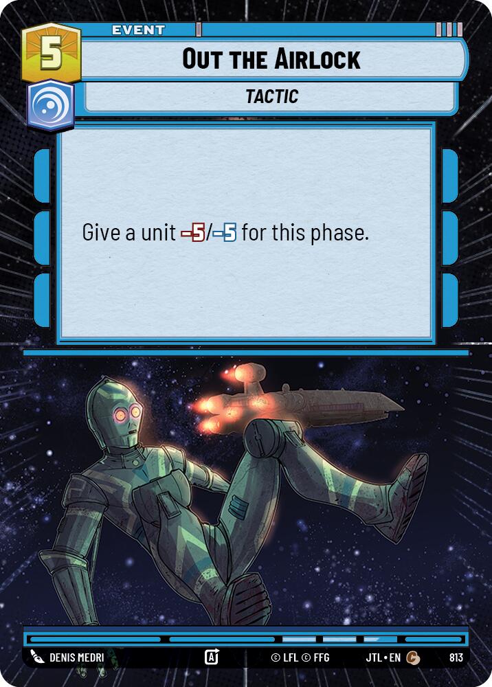 Out the Airlock (813) (Hyperspace Foil) (813) [Jump to Lightspeed] - The Mythic Store | 24h Order Processing