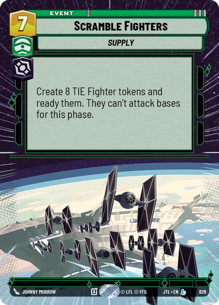 Scramble Fighters (826) (Hyperspace Foil) (826) [Jump to Lightspeed] - The Mythic Store | 24h Order Processing