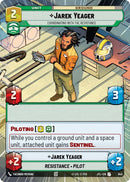 Jarek Yeager - Coordinating With The Resistance (843) (Hyperspace Foil) (843) [Jump to Lightspeed] - The Mythic Store | 24h Order Processing