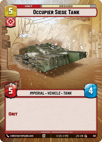 Occupier Siege Tank (901) (Hyperspace Foil) (901) [Jump to Lightspeed] - The Mythic Store | 24h Order Processing