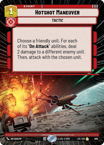Hotshot Maneuver (908) (Hyperspace Foil) (908) [Jump to Lightspeed] - The Mythic Store | 24h Order Processing