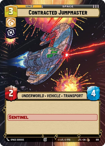 Contracted Jumpmaster (918) (Hyperspace Foil) (918) [Jump to Lightspeed] - The Mythic Store | 24h Order Processing