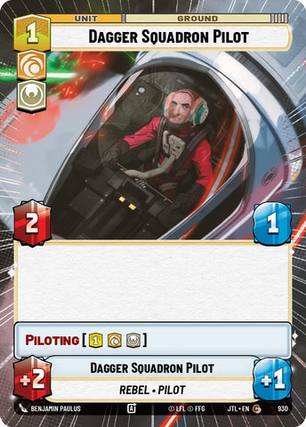 Dagger Squadron Pilot (930) (Hyperspace Foil) (930) [Jump to Lightspeed] - The Mythic Store | 24h Order Processing