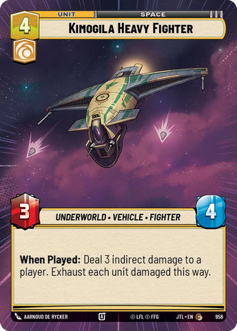 Kimogila Heavy Fighter (956) (Hyperspace Foil) (956) [Jump to Lightspeed] - The Mythic Store | 24h Order Processing