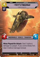 Fett's Firespray - Feared Silhouette (974) (Hyperspace Foil) (974) [Jump to Lightspeed] - The Mythic Store | 24h Order Processing