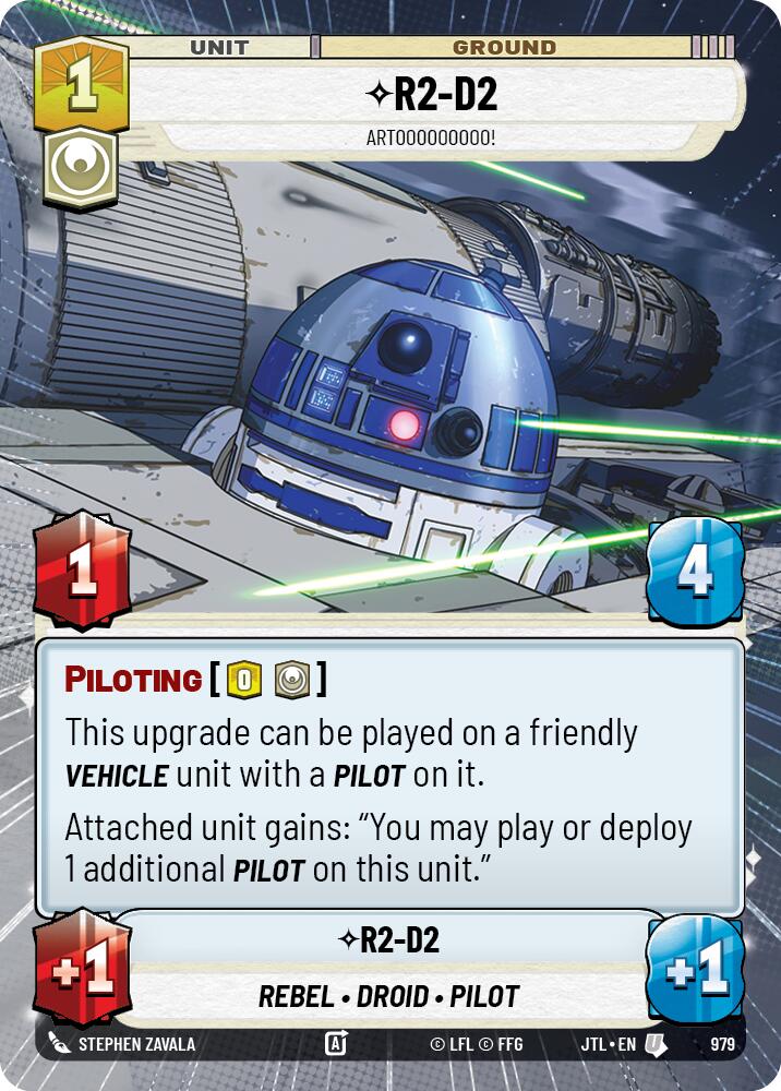 R2-D2 - Artooooooooo! (979) (Hyperspace Foil) (979) [Jump to Lightspeed] - The Mythic Store | 24h Order Processing