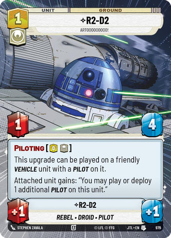 R2-D2 - Artooooooooo! (979) (Hyperspace Foil) (979) [Jump to Lightspeed] - The Mythic Store | 24h Order Processing