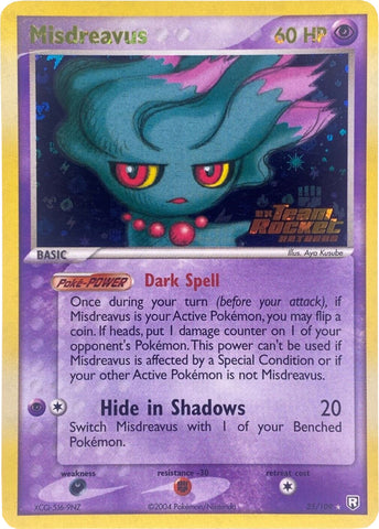 Misdreavus (25/109) (Stamped) [EX: Team Rocket Returns] - The Mythic Store | 24h Order Processing
