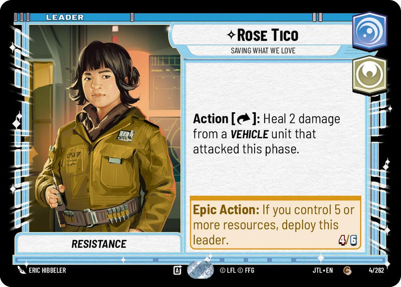 Rose Tico - Saving What We Love (004/262) (004/262) [Jump to Lightspeed] - The Mythic Store | 24h Order Processing