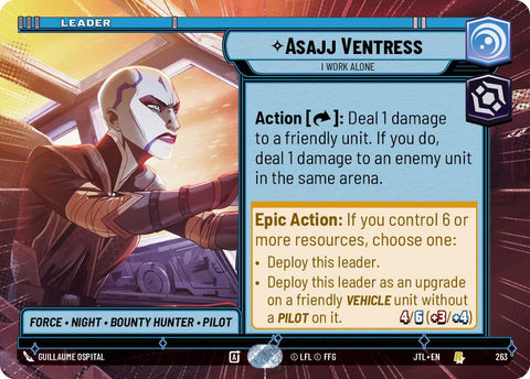 Asajj Ventress - I Work Alone (263) (Hyperspace) (263) [Jump to Lightspeed] - The Mythic Store | 24h Order Processing
