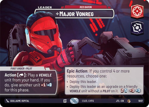 Major Vonreg - Red Baron (1007) (Showcase) (1007) [Jump to Lightspeed] - The Mythic Store | 24h Order Processing