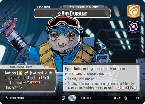 Rio Durant - Wisecrack Wheelman (1011) (Showcase) (1011) [Jump to Lightspeed] - The Mythic Store | 24h Order Processing