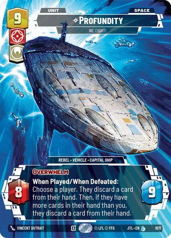 Profundity - We Fight! (1071) (Prestige Foil) (1071) [Jump to Lightspeed] - The Mythic Store | 24h Order Processing