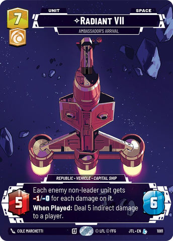 Radiant VII - Ambassadors' Arrival (1081) (Prestige Foil) (1081) [Jump to Lightspeed] - The Mythic Store | 24h Order Processing