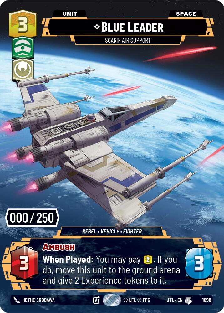 Blue Leader - Scarif Air Support (1098) (Serialized) (1098) [Jump to Lightspeed] - The Mythic Store | 24h Order Processing