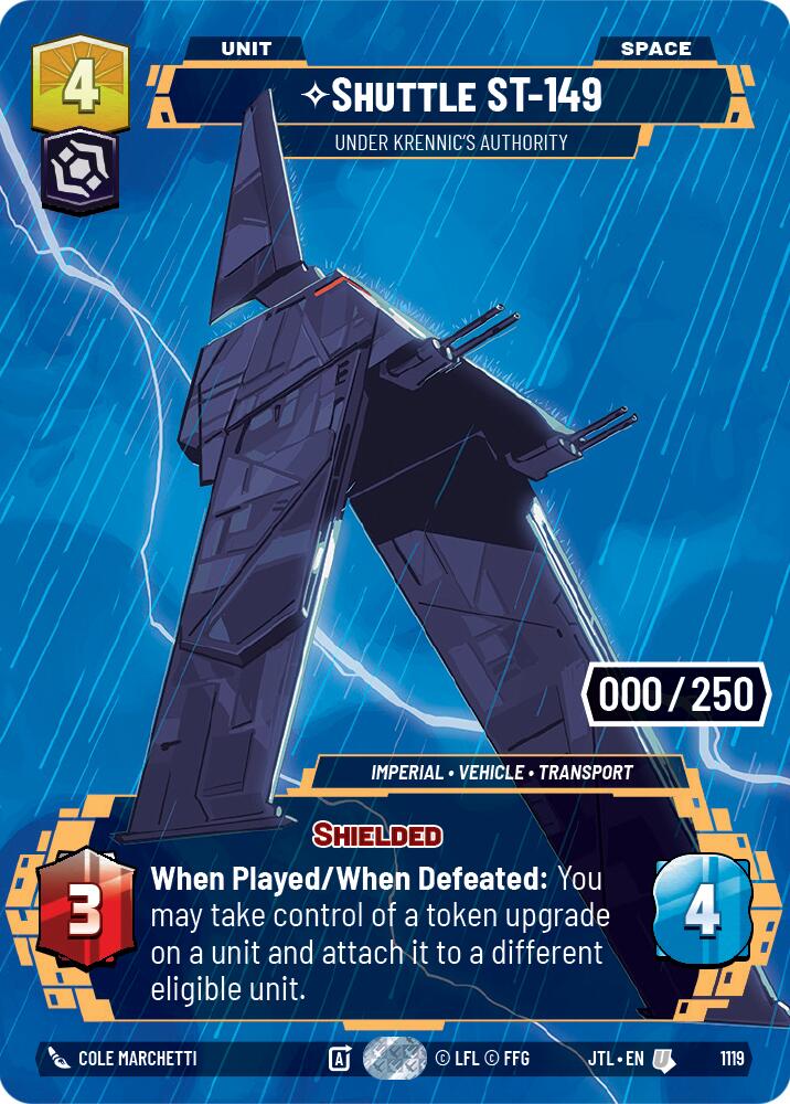 Shuttle ST-149 - Under Krennic's Authority (1119) (Serialized) (1119) [Jump to Lightspeed] - The Mythic Store | 24h Order Processing